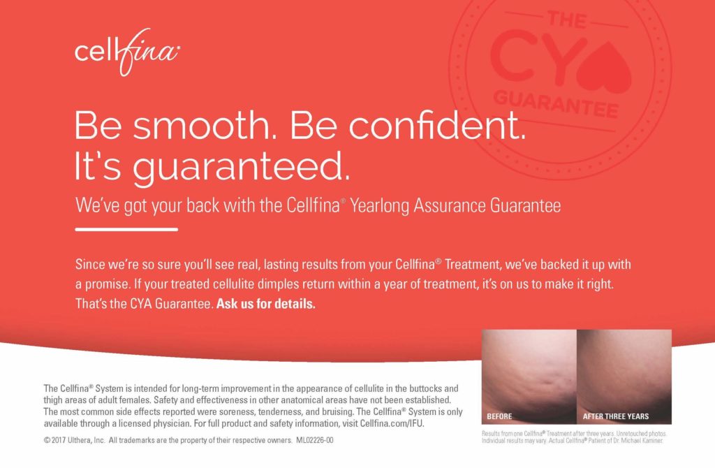 Cellfina Cellulite Reduction Guarantee San Antonio TX