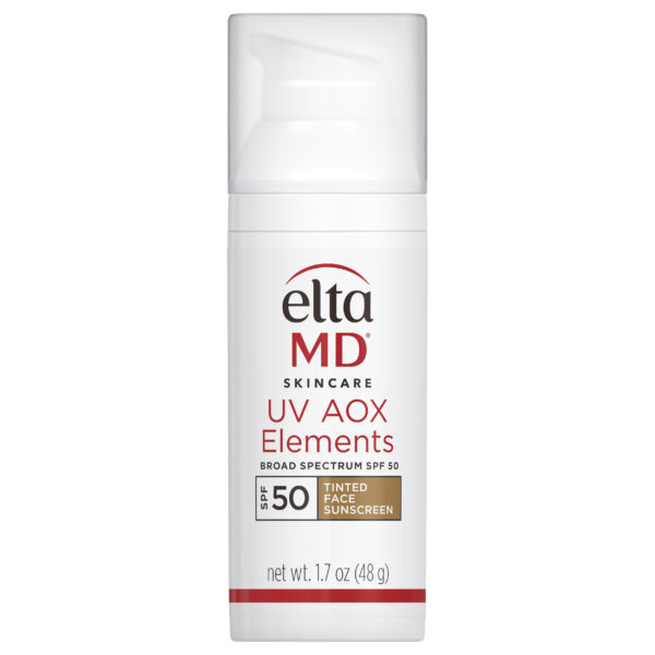RM8982 UV AOX Elements Tinted Airless 1.7oz Pump Bottle Front