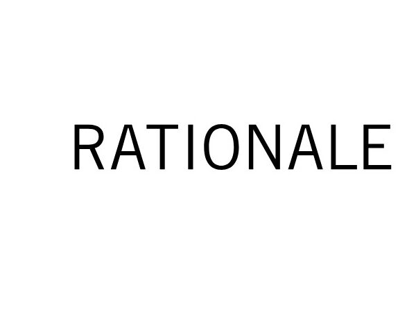 Rationale