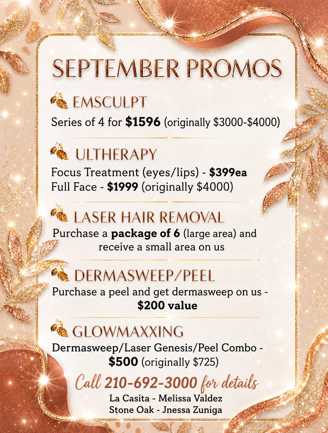September Specials